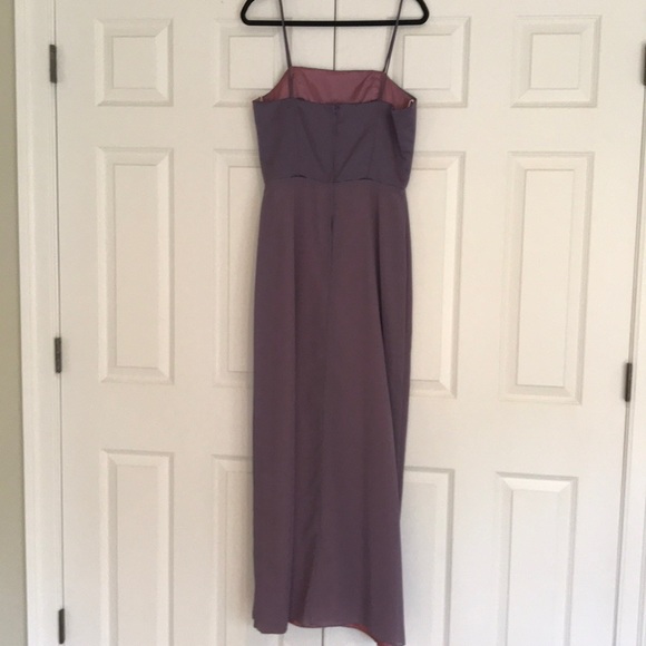 Prom / bridesmaids / formal dress size 13/14. Deep lilac/purple - Picture 2 of 3